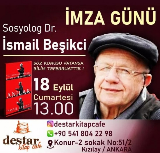 İmail Beşikci İmza Günü İçin Ankara'da